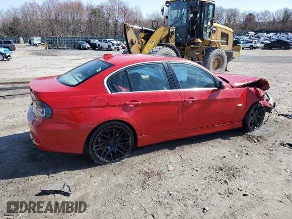 2007 BMW 3 Series 335i with VIN WBAVB73587PA87776, listed as a Copart auction lot 51292355 with 0 mi miles and Salvage Title. Bid and sale history available at carsss.com. Image 3.