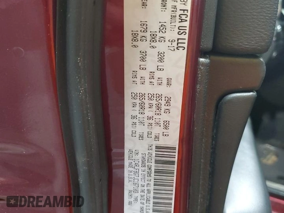 2018 Jeep Grand Cherokee Limited with VIN 1C4RJFBG7JC167103, listed as a Copart auction lot 59600655 with 63,140 mi miles and Clean title. Bid and sale history available at DreamBid. Image 13.