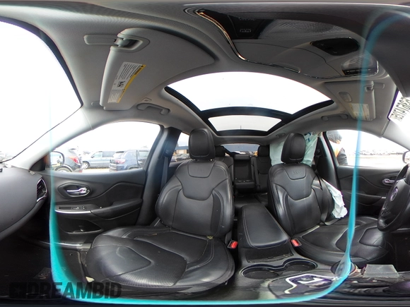 2019 Jeep Cherokee Limited with VIN 1C4PJMDX6KD134940, listed as a Copart auction lot 53674725 with 120,088 mi miles and Salvage title. Bid and sale history available at DreamBid. Image 14.