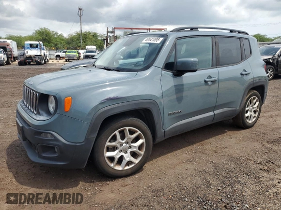 2016 Jeep Renegade Latitude with VIN ZACCJABT0GPE28775, listed as a Copart auction lot 49541095 with 85,742 mi miles and Clean Title. Bid and sale history available at carsss.com. Image 1.