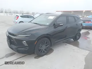 2024 Chevrolet Blazer RS с VIN 3GNKBERS6RS155475, выставлен на аукционе IAAI как лот 41529038 с пробегом 21 727 миль миль и . История ставок и продаж доступна на DreamBid. Изображение 2.