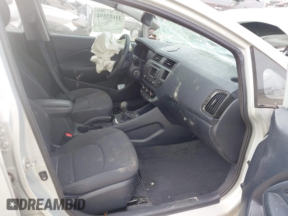 2013 Kia Rio EX with VIN KNADN4A34D6223239, listed as a IAAI auction lot 41683594 with 95,550 mi miles and . Bid and sale history available at DreamBid. Image 5.