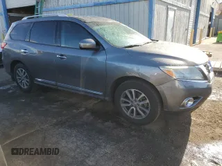 2015 Nissan Pathfinder SV with VIN 5N1AR2MN4FC692391, listed as a Copart auction lot 53100195 with 114,812 mi miles and Clean Title. Bid and sale history available at carsss.com. Image 4.