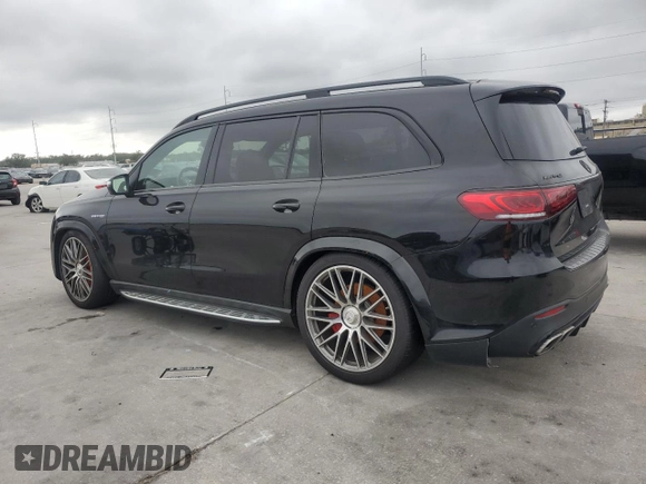 2021 Mercedes-Benz GLS with VIN 4JGFF8KEXMA330479, listed as a Copart auction lot 79840654 with 0 mi miles and Salvage Title. Bid and sale history available at carsss.com. Image 2.