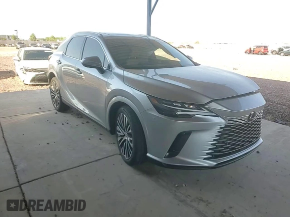 2024 Lexus RX with VIN 2T2BBMCA3RC023396, listed as a Copart auction lot 63218804 with 5,267 mi miles and Salvage Title. Bid and sale history available at carsss.com. Image 10.