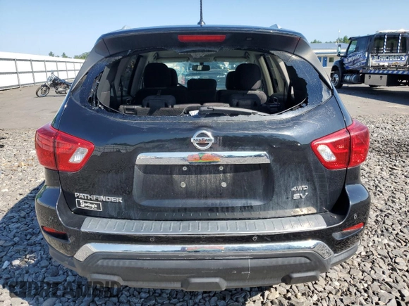 2018 Nissan Pathfinder Platinum with VIN 5N1DR2MM2JC677627, listed as a Copart auction lot 69255764 with 49,562 mi miles and Salvage title. Bid and sale history available at DreamBid. Image 6.