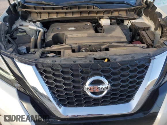 2022 Nissan Murano S with VIN 5N1AZ2AJ5NC119452, listed as a Copart auction lot 83622194 with 38,464 mi miles and Salvage Title. Bid and sale history available at DreamBid. Image 12.