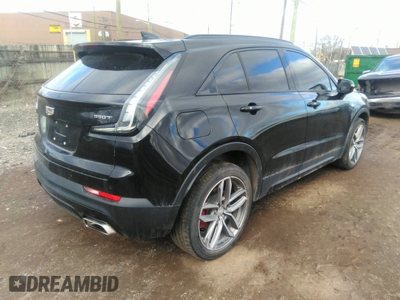 2021 Cadillac XT4 AWD Sport with VIN 1GYFZFR48MF009552, listed as a IAAI auction lot 41743125 with 53,982 mi miles and . Bid and sale history available at DreamBid. Image 4.