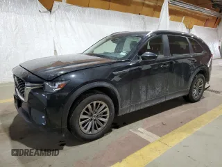 2024 Mazda CX-90 3.3 Turbo Select with VIN JM3KKAHD9R1138442, listed as a Copart auction lot 42647635 with 23,418 mi miles and Salvage Title. Bid and sale history available at carsss.com. Image 1.
