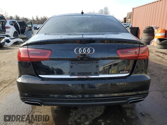 2017 Audi A6 Premium Plus with VIN WAUG8AFC8HN109607, listed as a Copart auction lot 51480755 with 109,309 mi miles and Salvage Title. Bid and sale history available at carsss.com. Image 6.