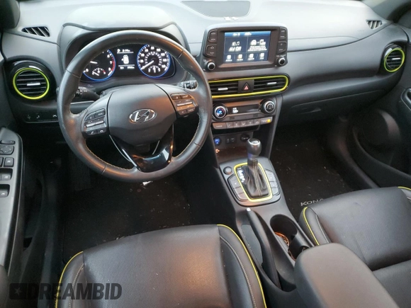 2019 Hyundai Kona Limited with VIN KM8K33A53KU359295, listed as a Copart auction lot 81525264 with 49,546 mi miles and Salvage Title. Bid and sale history available at carsss.com. Image 8.