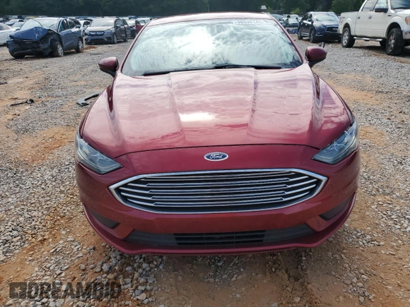 2017 Ford Fusion SE with VIN 3FA6P0HD0HR332955, listed as a Copart auction lot 58536145 with 43,064 mi miles and Salvage title. Bid and sale history available at DreamBid. Image 5.