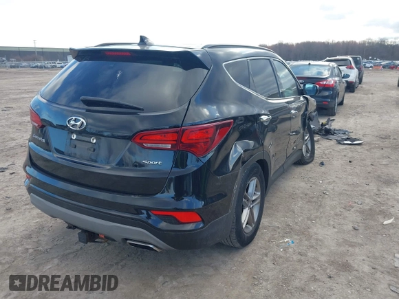 2018 Hyundai Santa Fe Sport 2.4L with VIN 5NMZU3LB4JH102400, listed as a IAAI auction lot 41884366 with 64,007 mi miles. Bid and sale history available at carsss.com. Image 4.