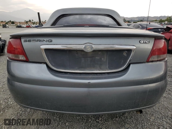 2006 Chrysler Sebring GTC с VIN 1C3EL75R66N204038, выставлен на аукционе Copart как лот 59335865 с пробегом 124 614 миль миль и Списание • Salvage title. История ставок и продаж доступна на DreamBid. Изображение 6.