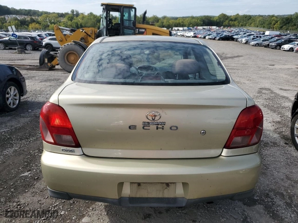 2002 Toyota ECHO with VIN JTDAT123220247371, listed as a Copart auction lot 72137644 with 185,022 mi miles and Salvage Title. Bid and sale history available at carsss.com. Image 6.