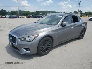 2019 Infiniti Q50 Luxe с VIN JN1EV7AP7KM516284, выставлен на аукционе Copart как лот 61647345 с пробегом 71 217 миль миль и Списание • Salvage title. История ставок и продаж доступна на DreamBid. Изображение 1.