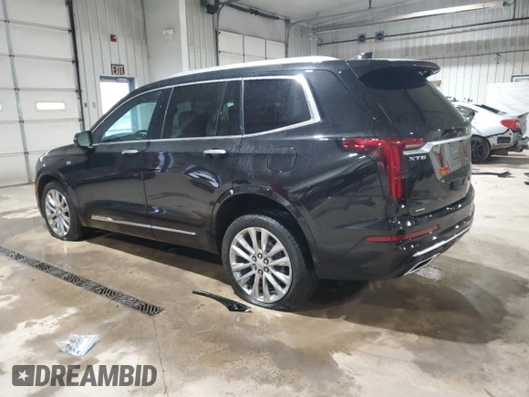 2021 Cadillac XT6 Premium Luxury with VIN 1GYKPDRS0MZ204101, listed as a Copart auction lot 45460135 with 20,104 mi miles and Salvage title. Bid and sale history available at DreamBid. Image 2.