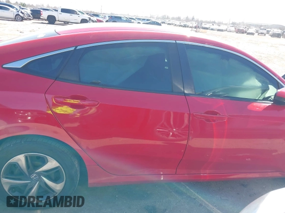 2019 Honda Civic Sedan LX with VIN 2HGFC2F6XKH537127, listed as a IAAI auction lot 41685303 with 54,749 mi miles. Bid and sale history available at carsss.com. Image 13.