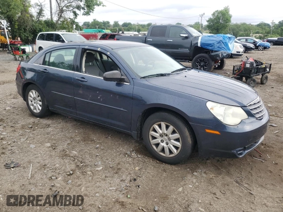 2008 Chrysler Sebring LX with VIN 1C3LC46KX8N151371, listed as a Copart auction lot 60268385 with 158,482 mi miles and Salvage title. Bid and sale history available at DreamBid. Image 4.