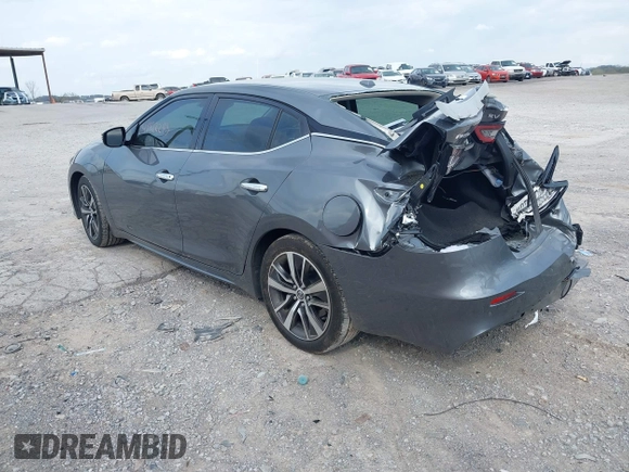 2020 Nissan Maxima SV with VIN 1N4AA6CV8LC381729, listed as a IAAI auction lot 41922243 with 78,766 mi miles. Bid and sale history available at carsss.com. Image 3.