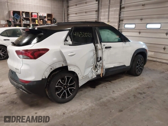 2021 Chevrolet TrailBlazer ACTIV with VIN KL79MSSL3MB163182, listed as a IAAI auction lot 41632021 with 45,506 mi miles and . Bid and sale history available at DreamBid. Image 4.
