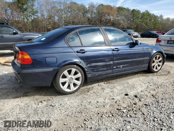 2002 BMW 3 Series 325i with VIN WBAET37432NJ18618, listed as a Copart auction lot 45712215 with 204,462 mi miles and Salvage Title. Bid and sale history available at carsss.com. Image 3.