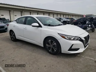 2021 Nissan Sentra SV with VIN 3N1AB8CV3MY274098, listed as a Copart auction lot 53287935 with 65,284 mi miles and Salvage title. Bid and sale history available at DreamBid. Image 4.