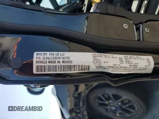 2022 Jeep Compass Latitude z VIN 3C4NJCBB6NT187791, wystawiony jako Copart lot #61102685 z przebiegiem 18 281 mil mil oraz Szkoda całkowita • Salvage title. Historia ofert i sprzedaży dostępna na DreamBid. Obrazek 13.