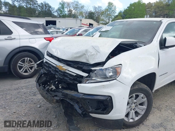 2021 Chevrolet Colorado 2WD LT z VIN 1GCGSCEN4M1127011, wystawiony jako IAAI lot #41953530 z przebiegiem 91 418 mil mil oraz . Historia ofert i sprzedaży dostępna na DreamBid. Obrazek 6.
