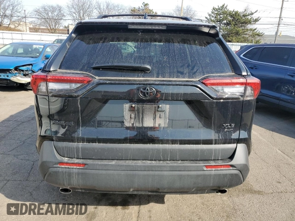 2024 Toyota RAV4 XLE Premium with VIN 2T3A1RFV5RW495698, listed as a Copart auction lot 48661985 with 4,343 mi miles and Salvage Title. Bid and sale history available at carsss.com. Image 6.