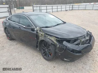2018 Chevrolet Malibu LT with VIN 1G1ZD5ST7JF221831, listed as a IAAI auction lot 41705980 with 112,016 mi miles. Bid and sale history available at carsss.com. Image 1.
