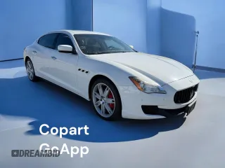 2014 Maserati Quattroporte S Q4 z VIN ZAM56RRA5E1106512, wystawiony jako Copart lot #47830925 z przebiegiem 83 310 mil mil oraz Czysty tytuł • Clean title. Historia ofert i sprzedaży dostępna na DreamBid. Obrazek 1.