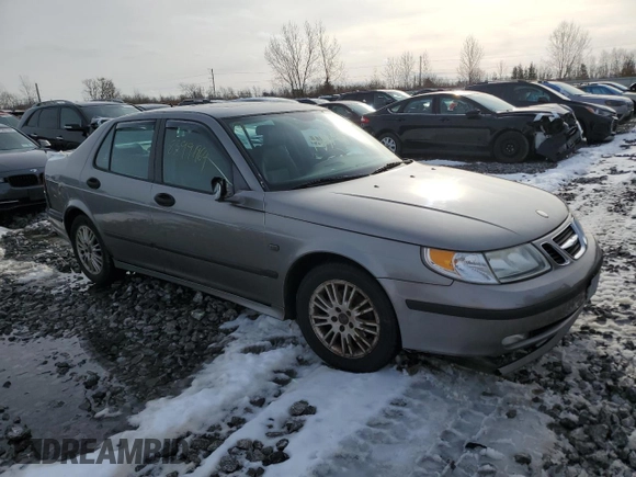 2005 Saab 9-5 Arc with VIN YS3ED49A153521062, listed as a Copart auction lot 83991964 with 107,668 mi miles and Salvage Title. Bid and sale history available at carsss.com. Image 4.