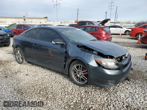 2007 Scion tC Spec with VIN JTKDE177970213611, listed as a Copart auction lot 47459505 with 243,753 mi miles and Salvage Title. Bid and sale history available at carsss.com. Image 4.