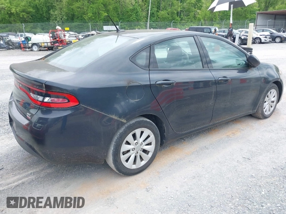 2014 Dodge Dart SXT with VIN 1C3CDFBHXED871595, listed as a IAAI auction lot 42215311 with 99,053 mi miles and . Bid and sale history available at carsss.com. Image 4.