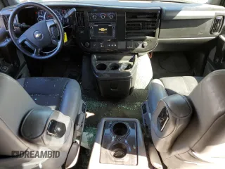 2017 Chevrolet Express Cargo with VIN 1GCWGAFG1H1107676, listed as a Copart auction lot 73634334 with 107,314 mi miles and Salvage title. Bid and sale history available at DreamBid. Image 8.