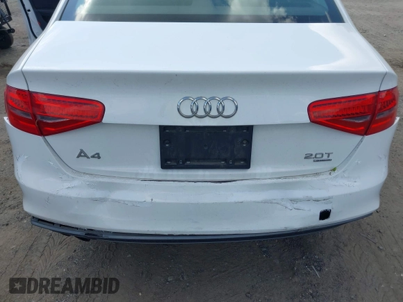 2015 Audi A4 Premium with VIN WAUDFAFL4FA016306, listed as a IAAI auction lot 42267855 with 140,647 mi miles and . Bid and sale history available at DreamBid. Image 6.
