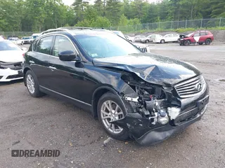 2011 Infiniti EX Journey with VIN JN1AJ0HRXBM854318, listed as a IAAI auction lot 41645147 with 110,014 mi miles. Bid and sale history available at carsss.com. Image 1.