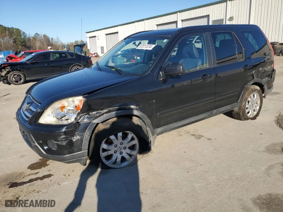 2006 Honda CR-V EX SE with VIN SHSRD78916U445244, listed as a Copart auction lot 87011374 with 224,760 mi miles and Clean Title. Bid and sale history available at carsss.com. Image 1.