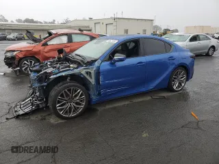 2022 Lexus IS 500 F Sport Performance with VIN JTHAP1D21N5001944, listed as a Copart auction lot 79621404 with 19,921 mi miles and Salvage title. Bid and sale history available at DreamBid. Image 1.