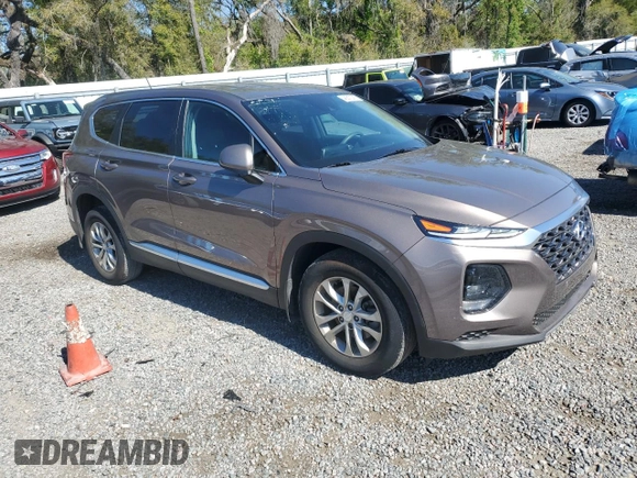 2020 Hyundai Santa Fe SE with VIN 5NMS23AD3LH238984, listed as a Copart auction lot 48313335 with 35,626 mi miles and Non Repairable. Bid and sale history available at carsss.com. Image 4.