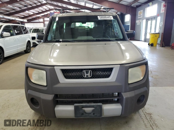 2003 Honda Element EX with VIN 5J6YH28583L029816, listed as a Copart auction lot 58888445 with 279,144 mi miles and Clean title. Bid and sale history available at DreamBid. Image 5.