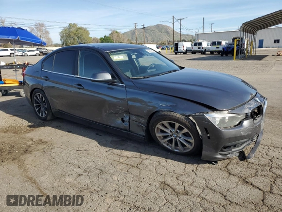 2016 BMW 3 Series 320i with VIN WBA8A9C53GK618159, listed as a Copart auction lot 50222555 with 143,007 mi miles and Salvage Title. Bid and sale history available at carsss.com. Image 4.