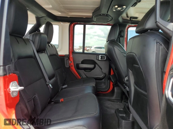 2021 Jeep Wrangler Unlimited Sport S with VIN 1C4HJXDN6MW685705, listed as a Copart auction lot 65996845 with 53,859 mi miles and Non repairable. Bid and sale history available at DreamBid. Image 10.