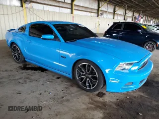 2013 Ford Mustang GT with VIN 1ZVBP8CF1D5215654, listed as a Copart auction lot 49056145 with 85,950 mi miles and Salvage Title. Bid and sale history available at carsss.com. Image 4.