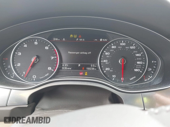 2014 Audi A6 Premium Plus z VIN WAUFGAFC4EN081900, wystawiony jako IAAI lot #42268150 z przebiegiem 150 238 mil mil oraz . Historia ofert i sprzedaży dostępna na DreamBid. Obrazek 7.