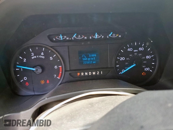 2021 Ford F-250 XL with VIN 1FT7W2B69MEC89060, listed as a Copart auction lot 56727635 with 221,612 mi miles and Salvage title. Bid and sale history available at DreamBid. Image 9.