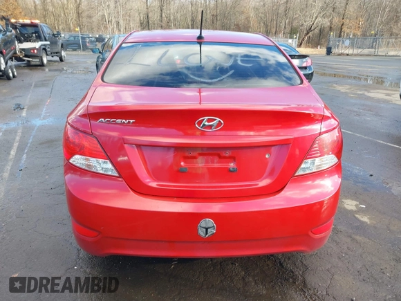 2013 Hyundai Accent GLS with VIN KMHCT4AE0DU498233, listed as a IAAI auction lot 41184704 with 1 mi miles. Bid and sale history available at carsss.com. Image 15.
