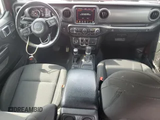 2021 Jeep Wrangler Unlimited Sport S with VIN 1C4HJXDGXMW785601, listed as a Copart auction lot 57342445 with 57,147 mi miles and Salvage title. Bid and sale history available at DreamBid. Image 8.