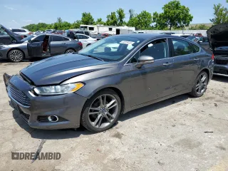 2016 Ford Fusion Titanium with VIN 3FA6P0K92GR223576, listed as a Copart auction lot 58819445 with 122,785 mi miles and Salvage title. Bid and sale history available at DreamBid. Image 1.